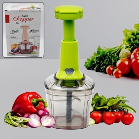 2in1 Press Vegetable Choppers for Kitchen (1100 ML)