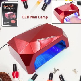 36W LED Nail Dryer, Curing Nail Polish UV Gel Diamond Shaped Nail Dryers (1 Pc)