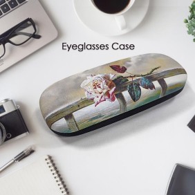 Flowers Decorative Glasses Case Eyeglasses Storage Box (1 Pc / Mix color)