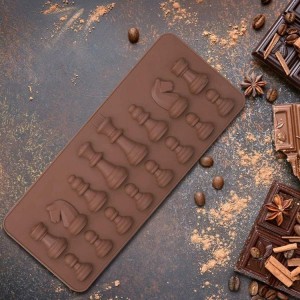 Silicone Chocolate Mould Chess Shape (1 Pc)